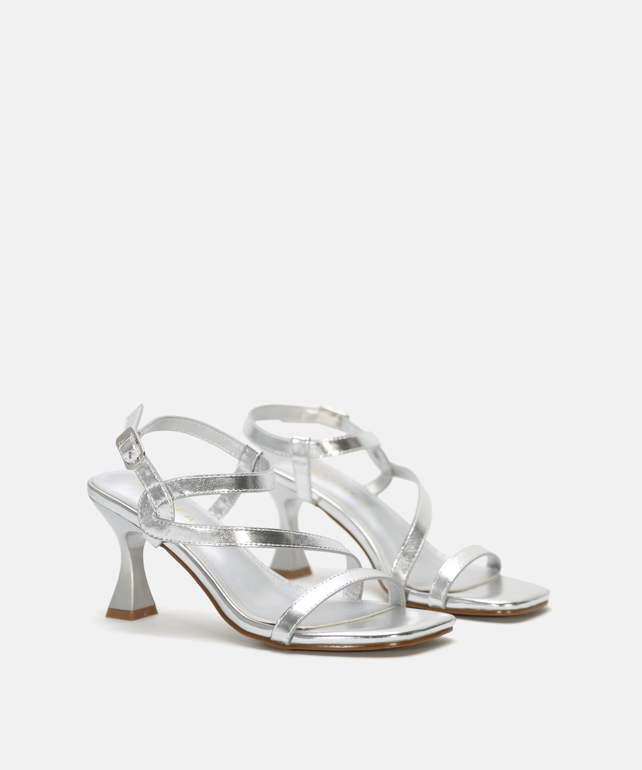 Sandalia tac&oacute;n tiras image number null